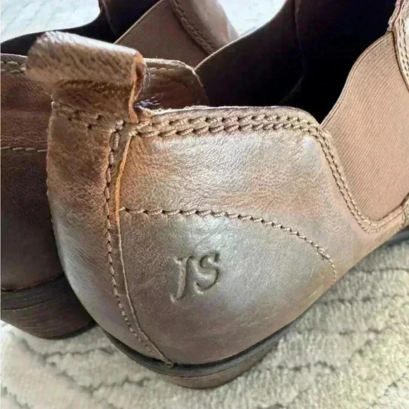 Josef Seibel  brown leather ankle booties - Picture 5 of 7